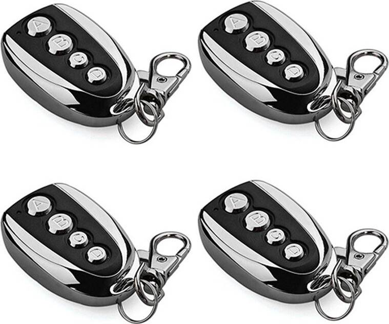 Typecat 4Pcs 433.92MHz Universal Remote Control
