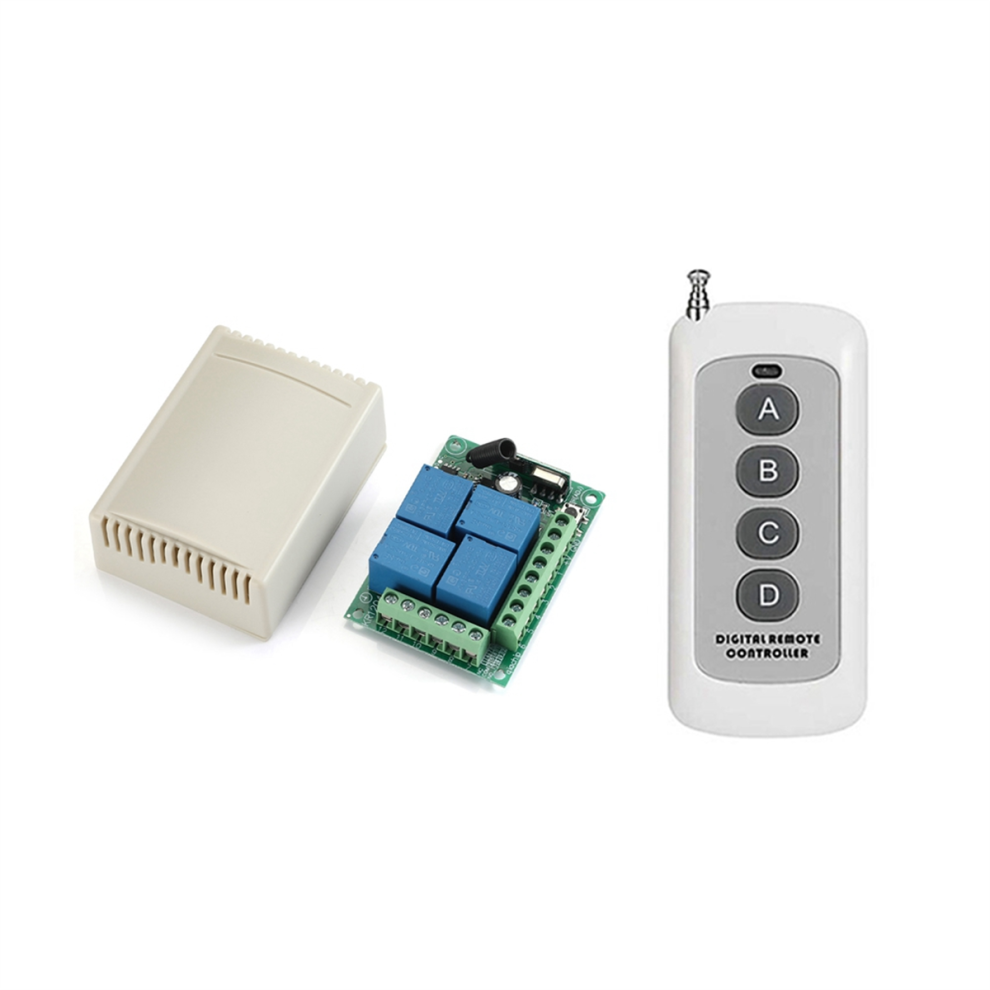 Typecat Wireless Remote Control Switch 4 Channel 433Mhz