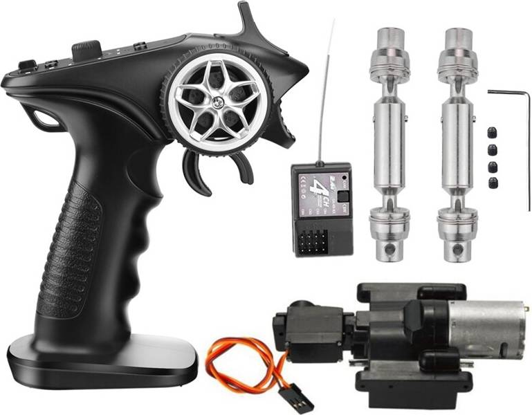 2 Speed Gearbox Drive Shaft Remote Control Receiver Set