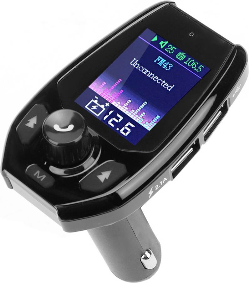 Bluetooth fm transmitter Wireless Bluetooth FM Transmitter 1.8 Inch Display