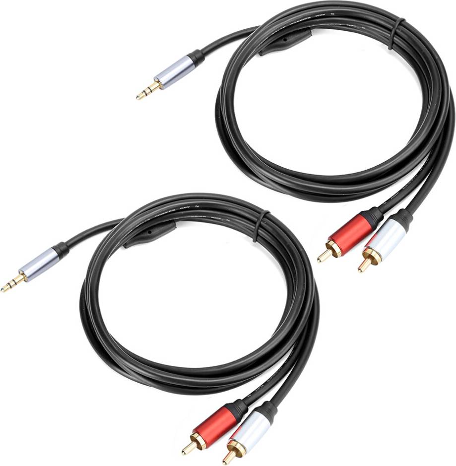 Stereo Audio Magic Link 5.9Ft Pure Copper Core Adapter Cable