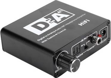 Coaxial digital Digital Fiber Coaxial To Analog Decoder