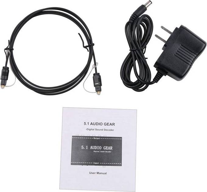 5.1 surround sound 5.1 O Gear 2 In 1 Digital Surround Sound Decoder