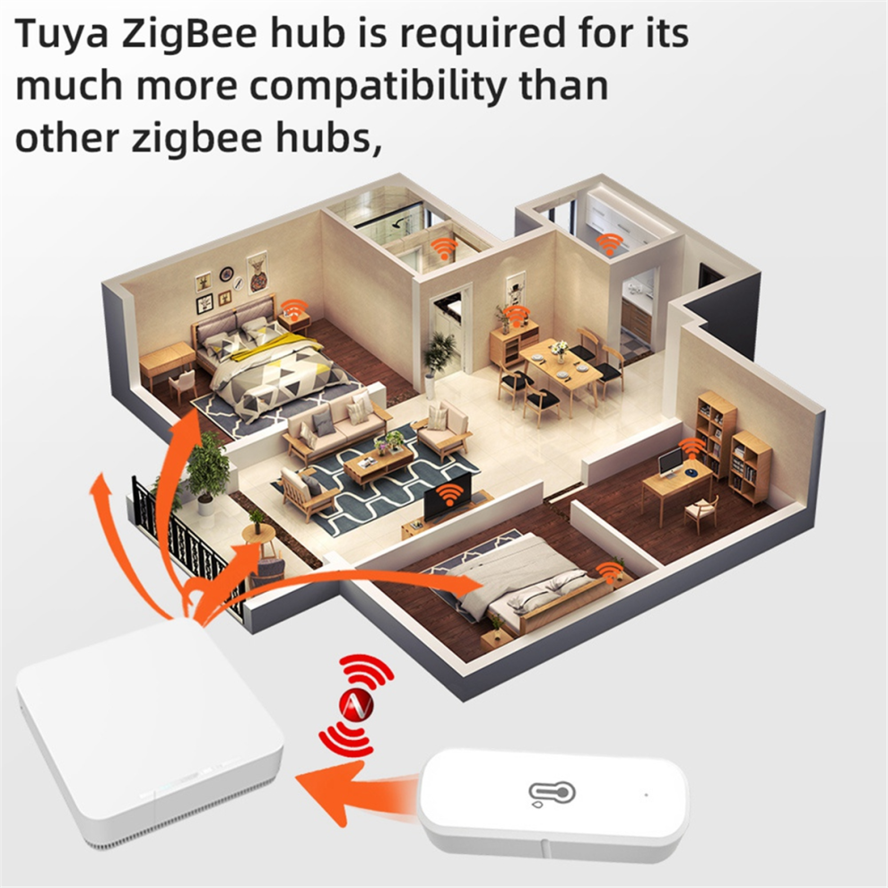 Smart hygrometer ZigBee Humidity Temperature Sensor Smart Hygrometer