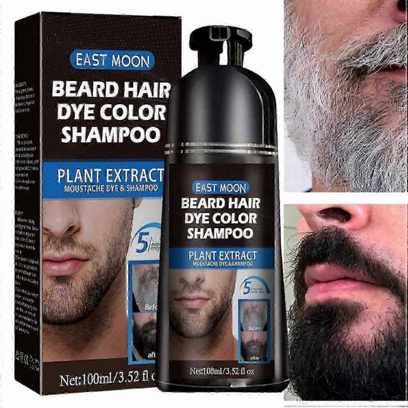 Beard Dye Shampoo Mustache 2pcs