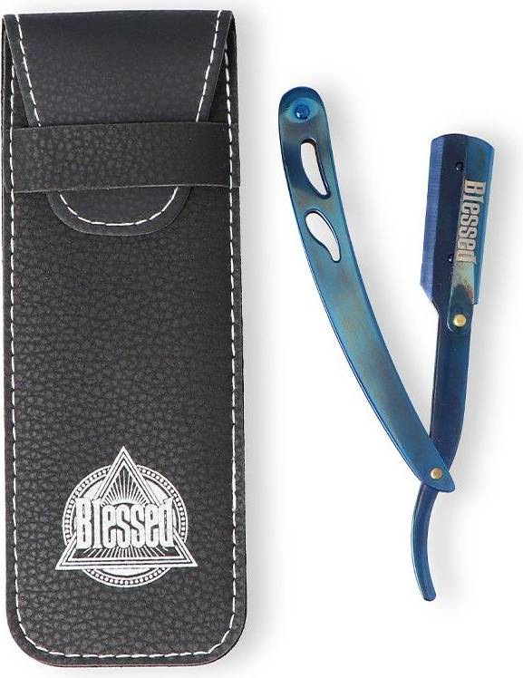 Eurostil Blessed Blue Metal Butterfly Razor