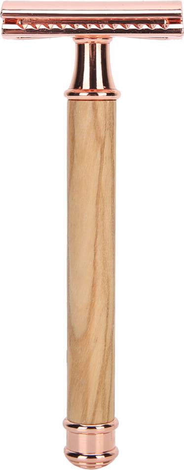Open Tooth Comb Wooden Handle Razor
