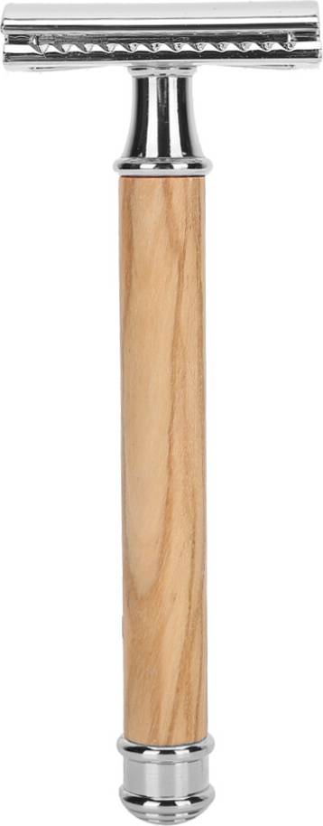 Open Tooth Comb Wooden Handle Razor