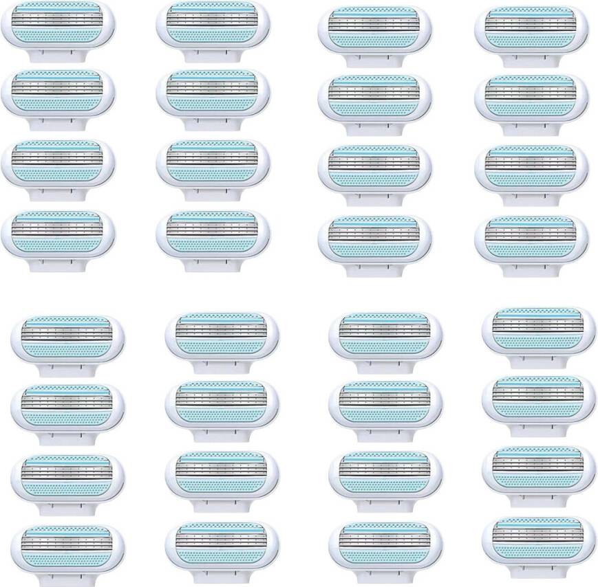 32-Pack Triple Blade Razor Refills