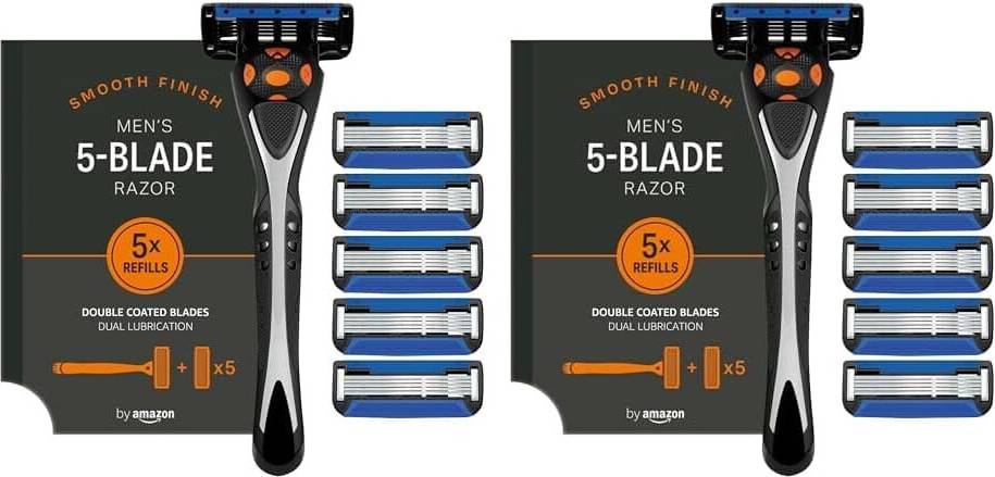 Male 5 Blade Men's Razor 6 Piece Set