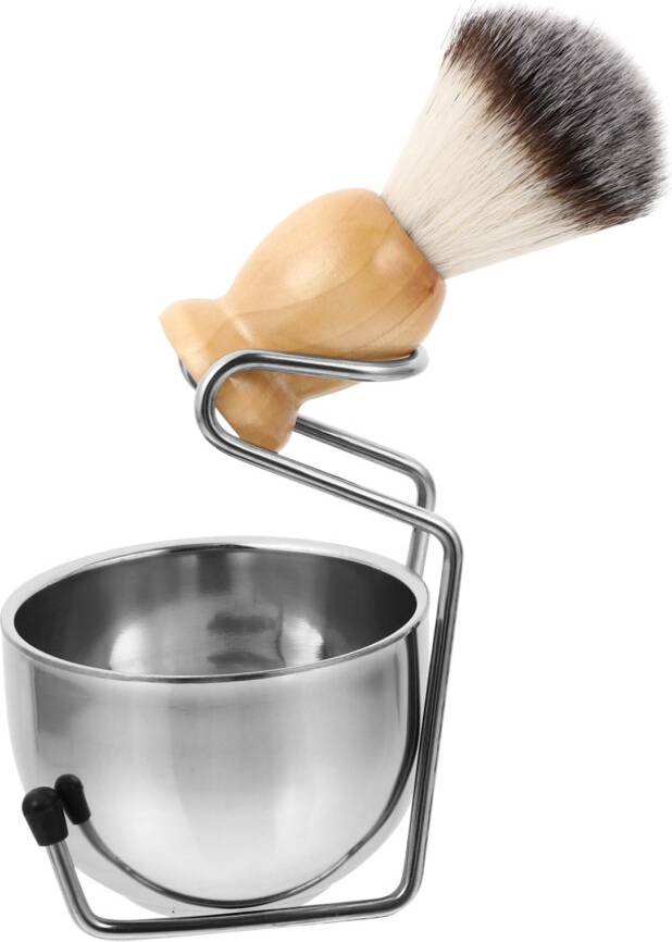 Men's Shaving Brush Set with Rack