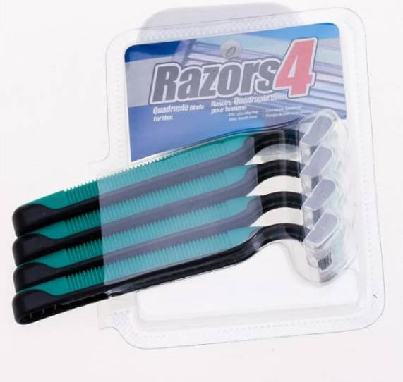 Eco Friendly Disposable Razor Dual Blade Precision
