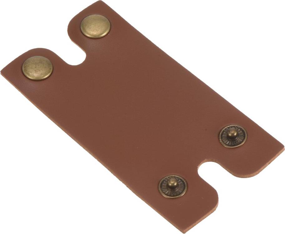 Safety Razor Case WaterResistant Brown Leather