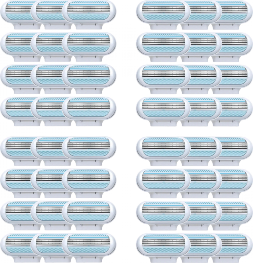 48-Pack Deluxe Smooth Sensitive Replacement Razor Blades
