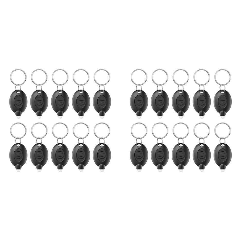 Spactz 10 Pack LED Keychain Flashlight Mini