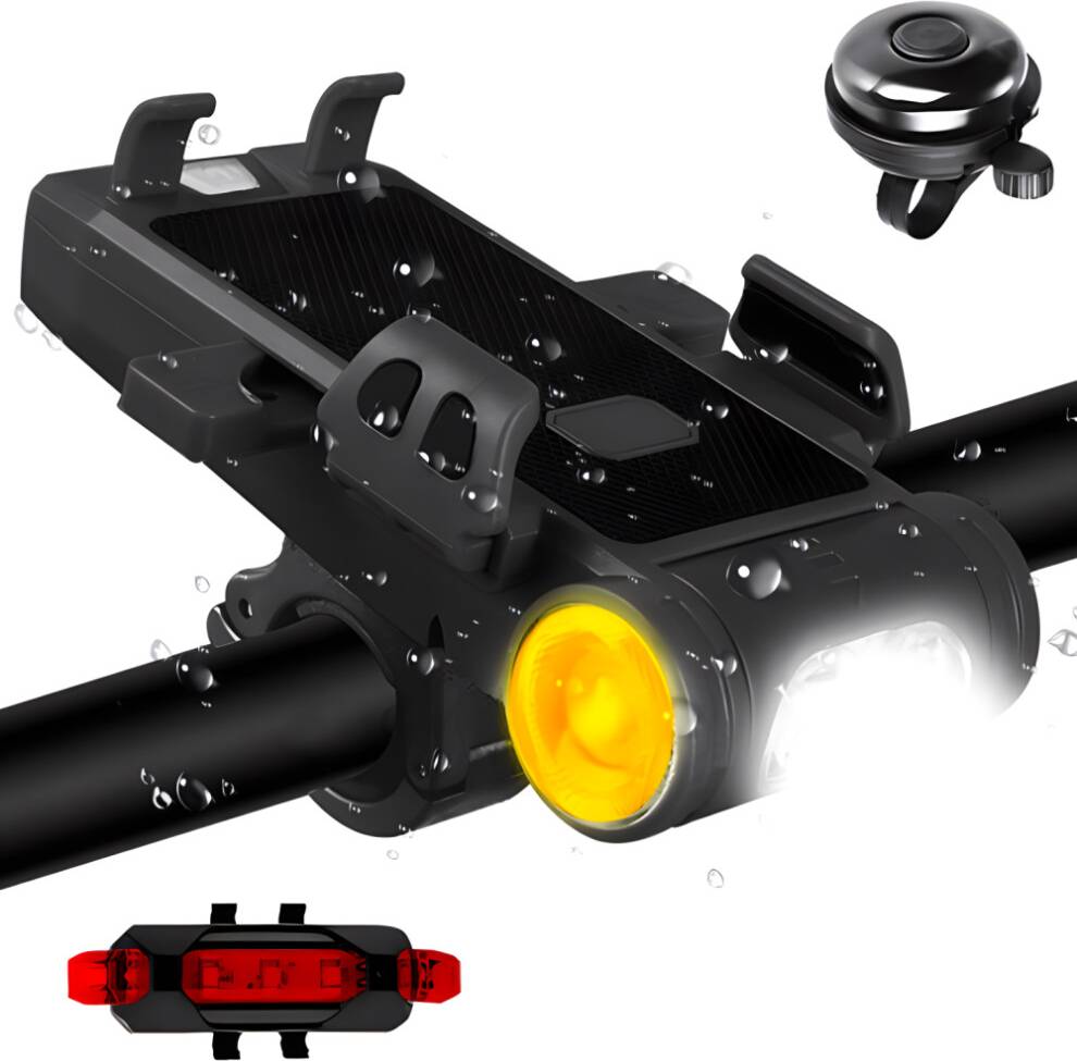 Bike holder for smartphone Adventure Pro LED Bike Headlight