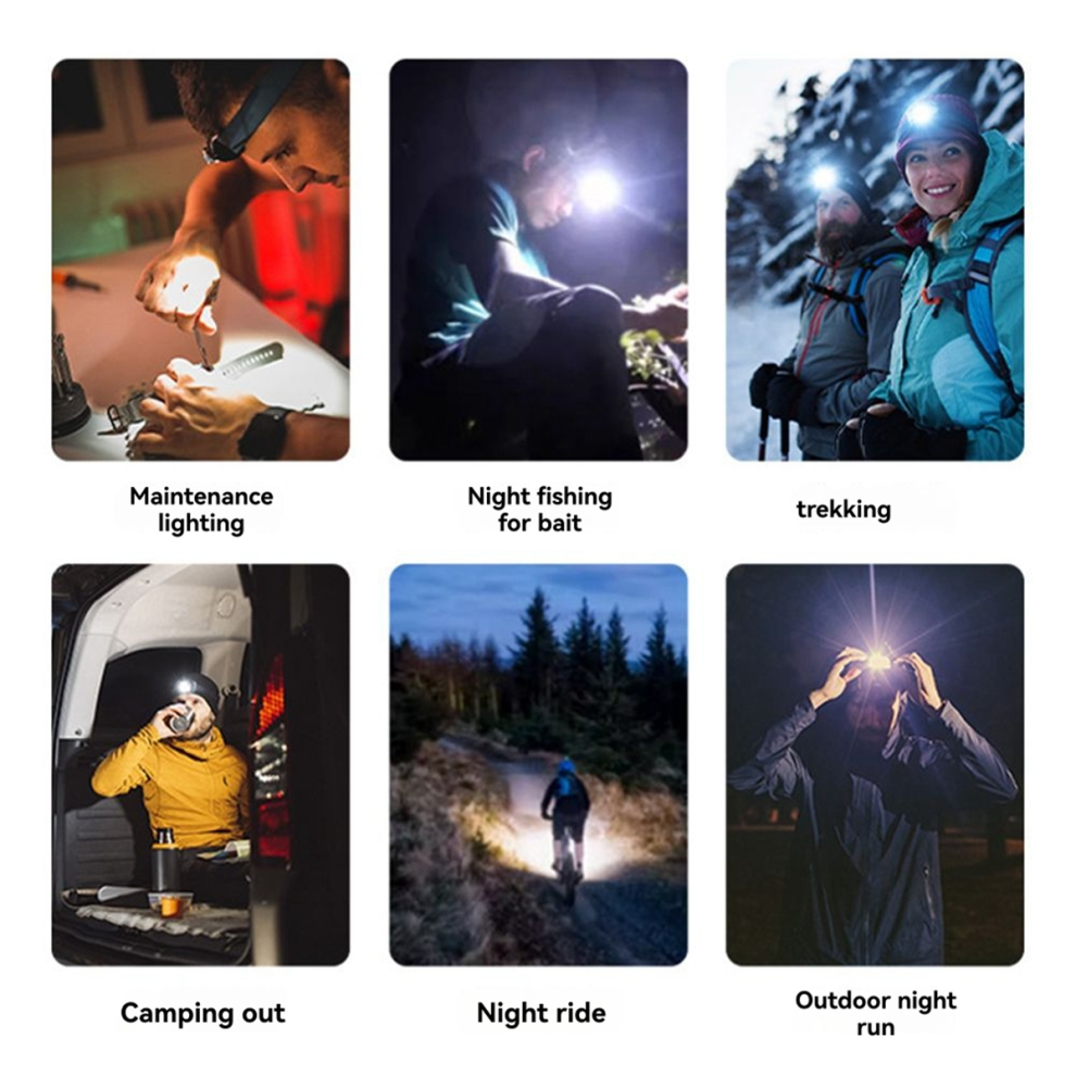 Typecat Induction LED Headlamp Rechargeable IR Motion Sensor