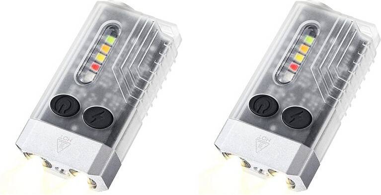 Typecat LED Keychain Flashlight Rechargeable Pocket Torch IPX4
