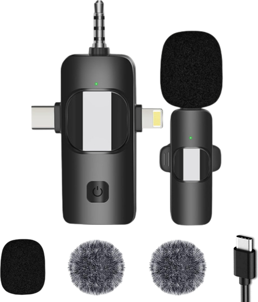 Microfono Lavalier Wireless Professionale