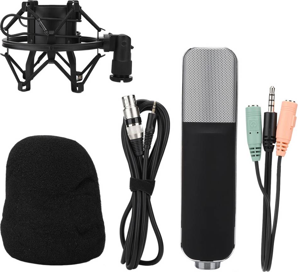 Studio Singing Microphone With Power Indicator