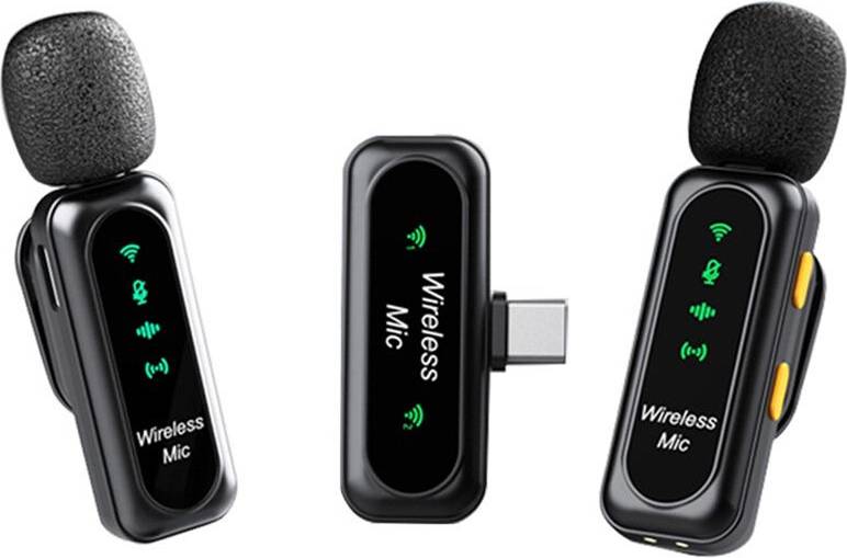 K7 Microfono Collare Wireless Riduzione Intelligente