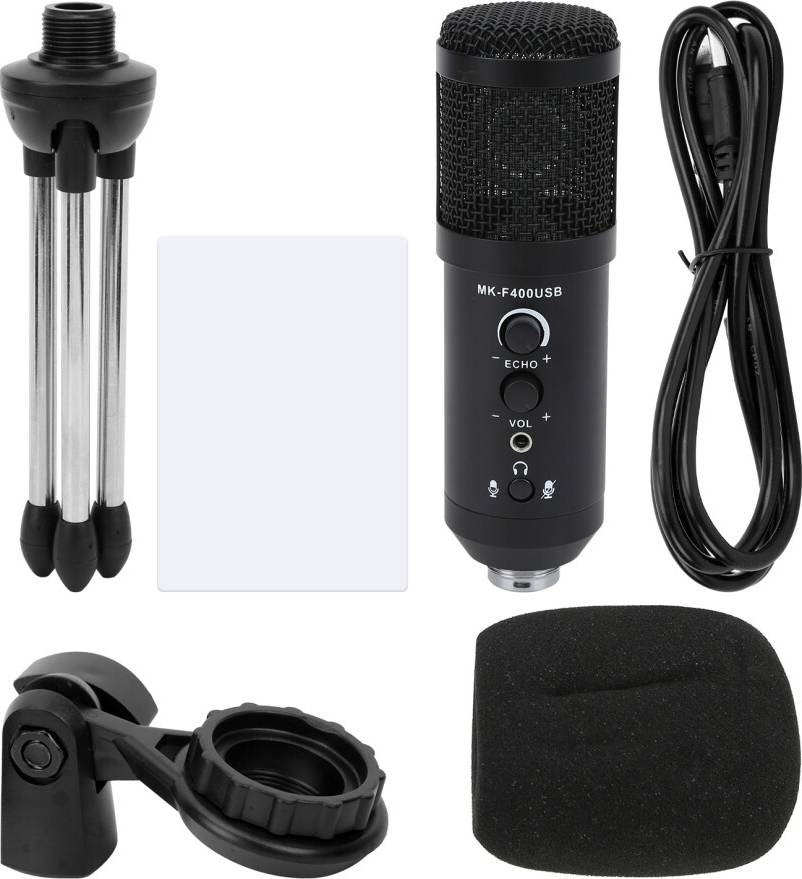 Adjustable Angle USB Recording Microphone