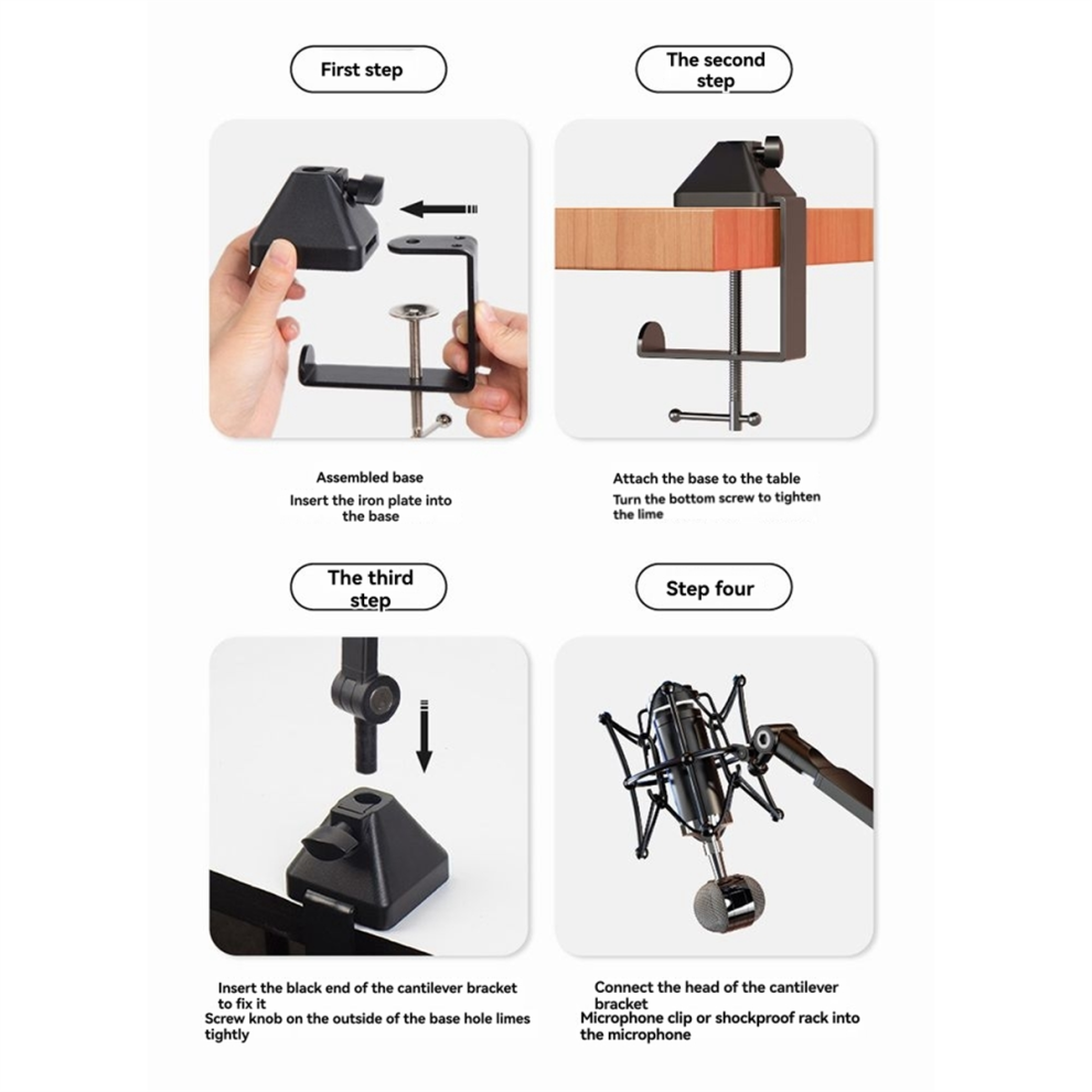 Typecat 360 Rotatable Microphone Boom Arm Stand