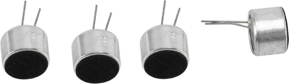 10 Pcs 2 Pin Mini MIC Capsule