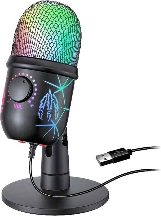 Microfono Condensatore USB RGB