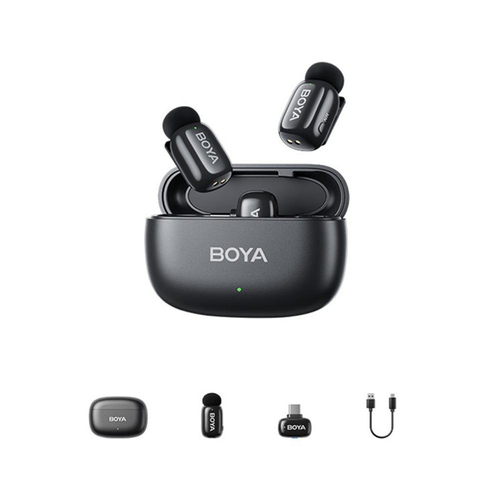 Mini Microfono Lavalier Wireless USB Type-C