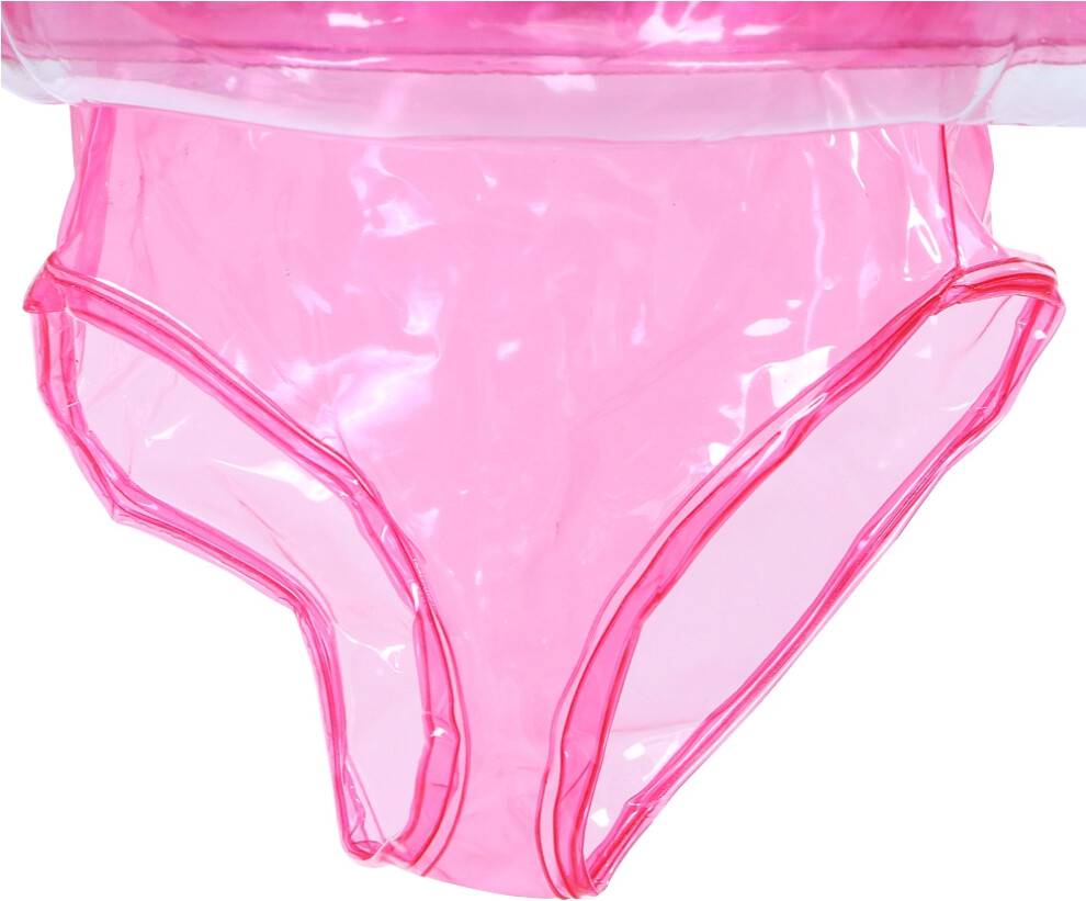 Fun Pink Inflatable Swim Ring Trainer