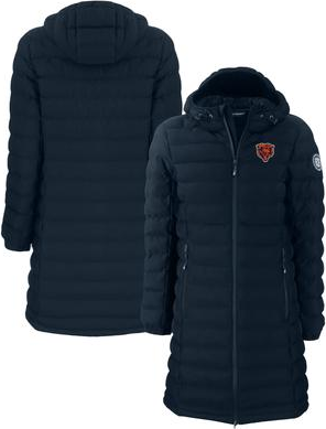 Cutter & Buck Chicago Bears Throwback Logo Mission Ridge Repreve Jacket Navy