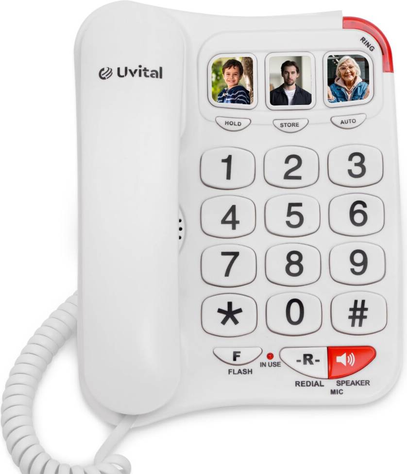 Big Button Telephone Speed Dialing