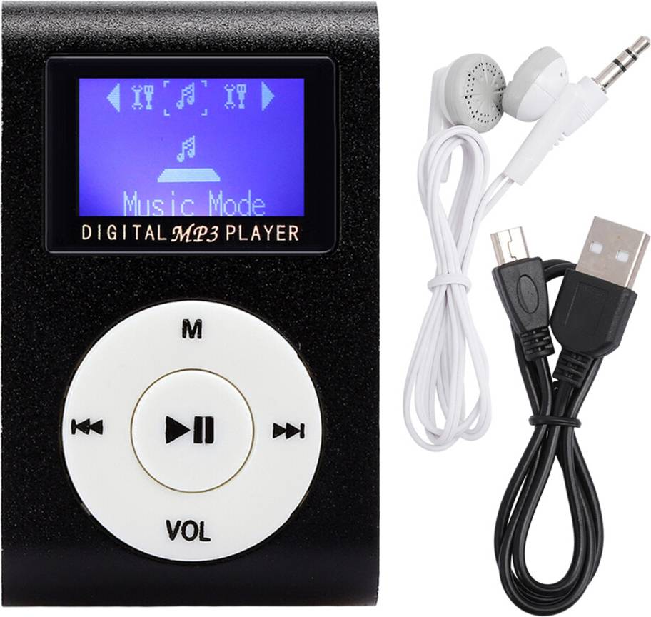 Back Clip MP3 Player 0.8 Inch LCD