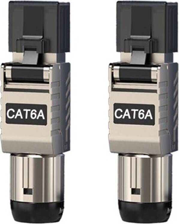 Cat6a ethernet cable 2Pcs RJ45 Cat6A Ethernet Cable Connectors