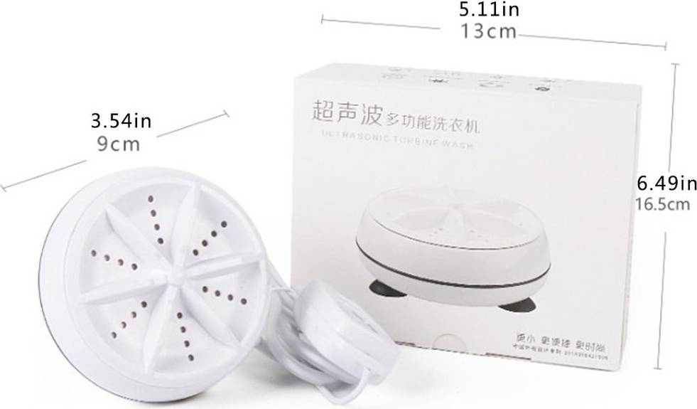Mini Ultrasonic Turbo Washing Machine