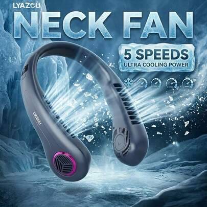 Portable neck fan Shein Portable USB Neck Fan Mini