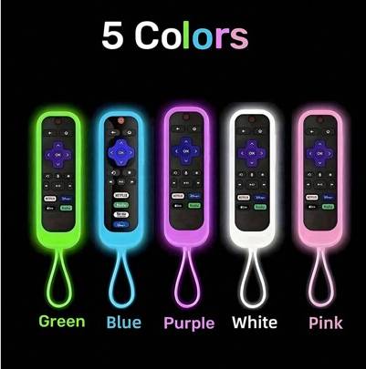 Shein Silicone Remote Control Cover Roku TV Remote