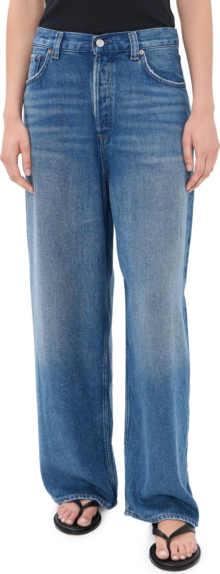 Agolde Rounded Baggy Jean Expression - Blue