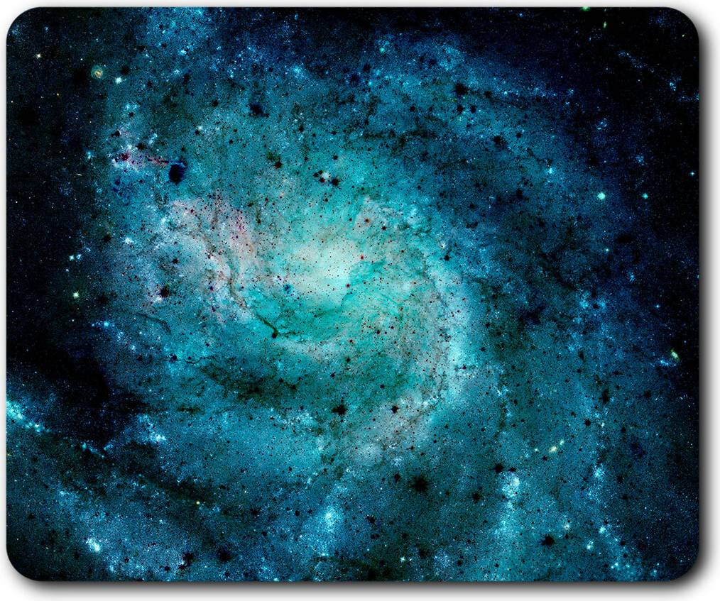 Destination Vinyl Blue Nebula Solar System Computer Mouse Mat