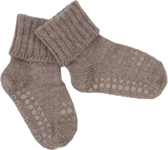 Go Baby Go Alpaca Strumpor - Walnut