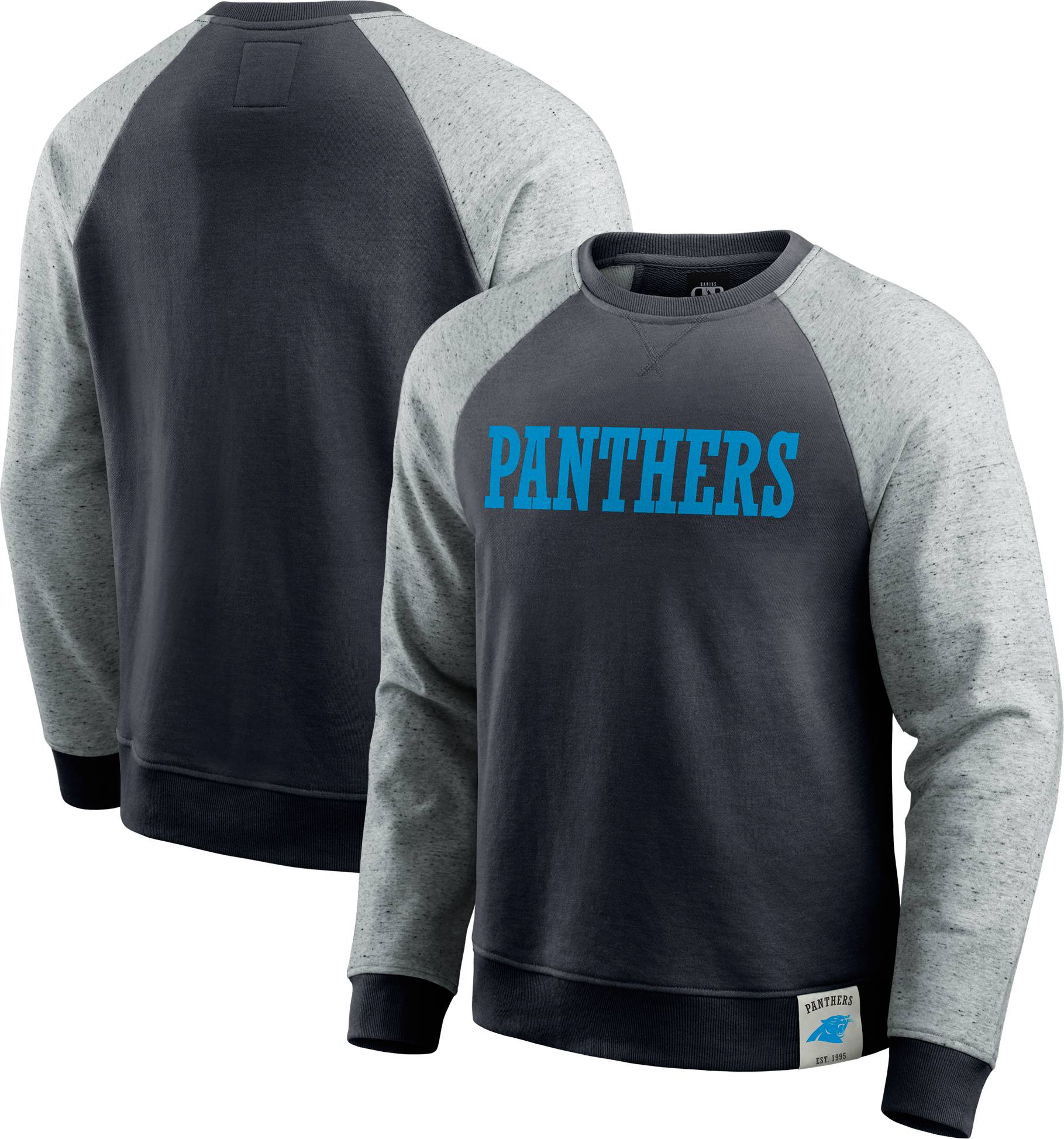 Fanatics Darius Rucker Collection Colorblock Pullover - Black/Heather Gray