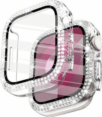 Shein Unisex Transparent Shiny Crystal Rhinestone Screen Protector