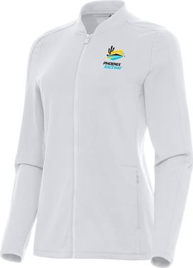 Antigua White Phoenix Raceway Full-Zip Jacket