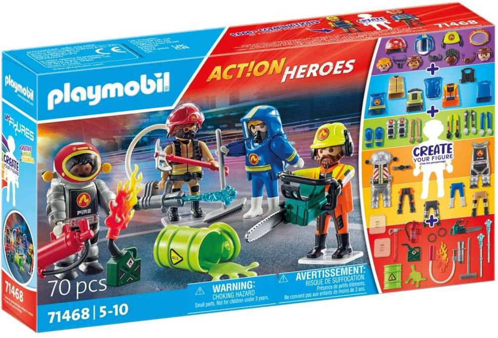 Northix Fire Rescue Figures Set