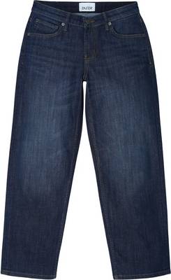 Performance Denim Mid Rise Straight Jeans - Blu