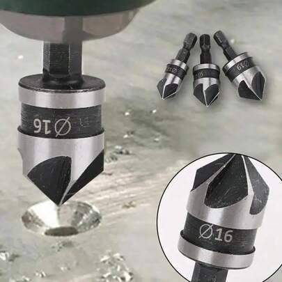 Shein 3pcs Pro-Grade Countersink Bit Set