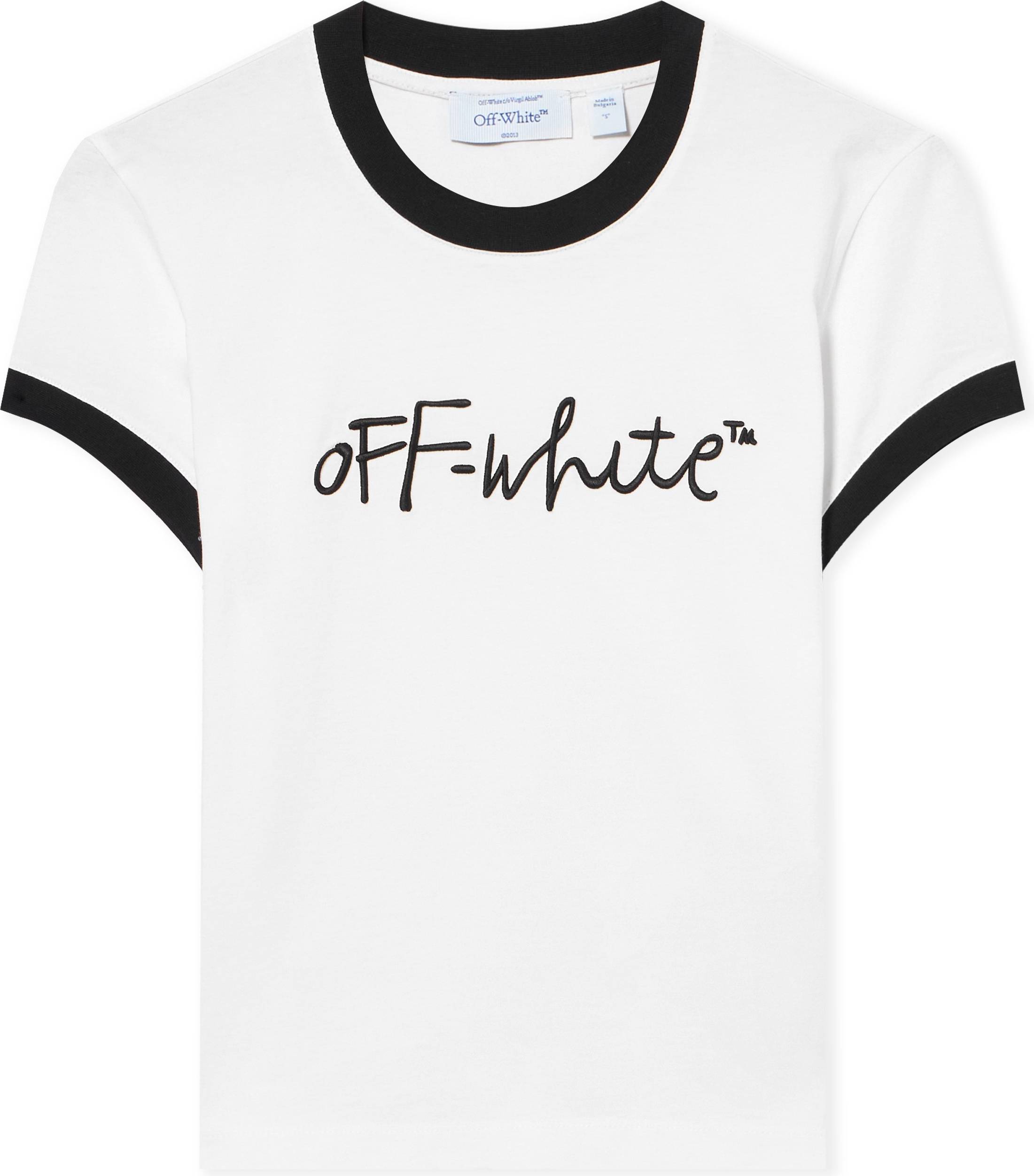 Off-White The Script T-Shirt Toppar - Vit