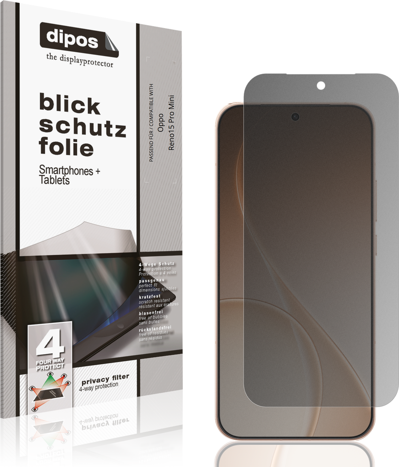 Dipos Oppo Reno15 Pro Mini Privacy Filter Screen Protector