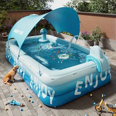 Shein 3-Layer Large Inflatable Swimming Pool
